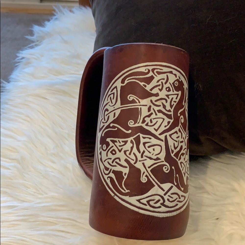 Leather Renaissance fest mug